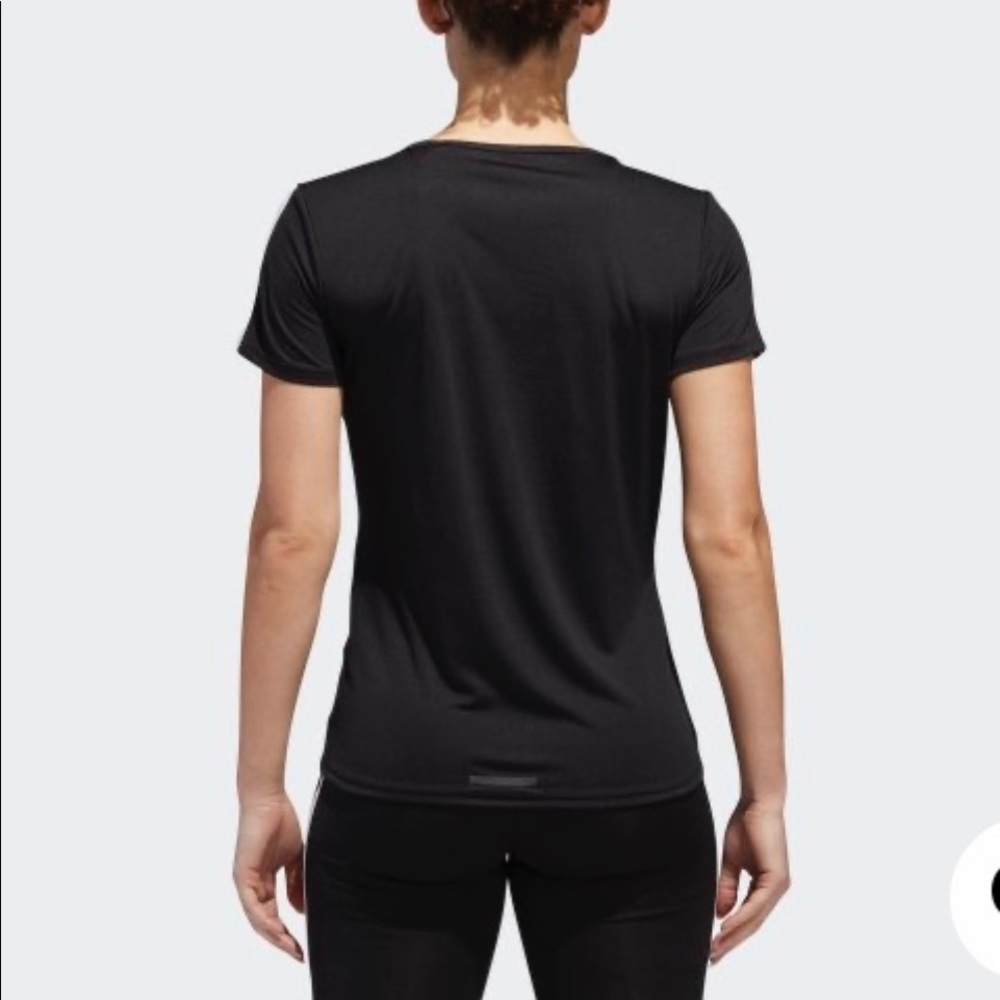 Adidas RUNNING 3-STRIPES TEE Size S - Picture 2 of 7